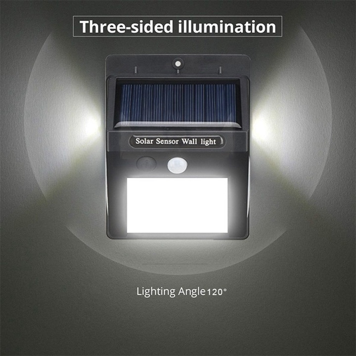 LED Solar Lighting &amp; Home Improvement Wall Lamp PIR Sensor Waterproof Bulb Outdoor Night Light