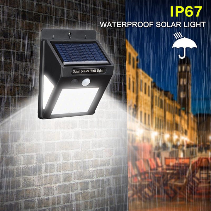 LED Solar Lighting &amp; Home Improvement Wall Lamp PIR Sensor Waterproof Bulb Outdoor Night Light
