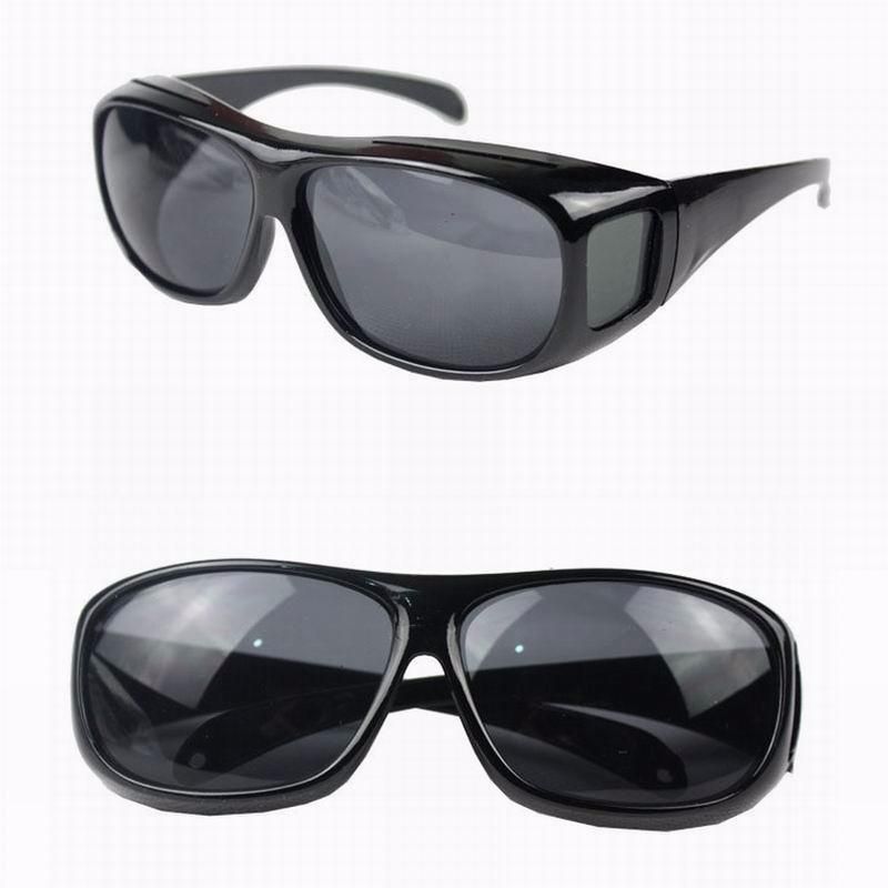 2 Pair set HD Night Vision Wraparound Sunglasses As Seen on TV Fits OVER Glasses