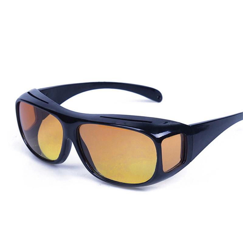 2 Pair set HD Night Vision Wraparound Sunglasses As Seen on TV Fits OVER Glasses