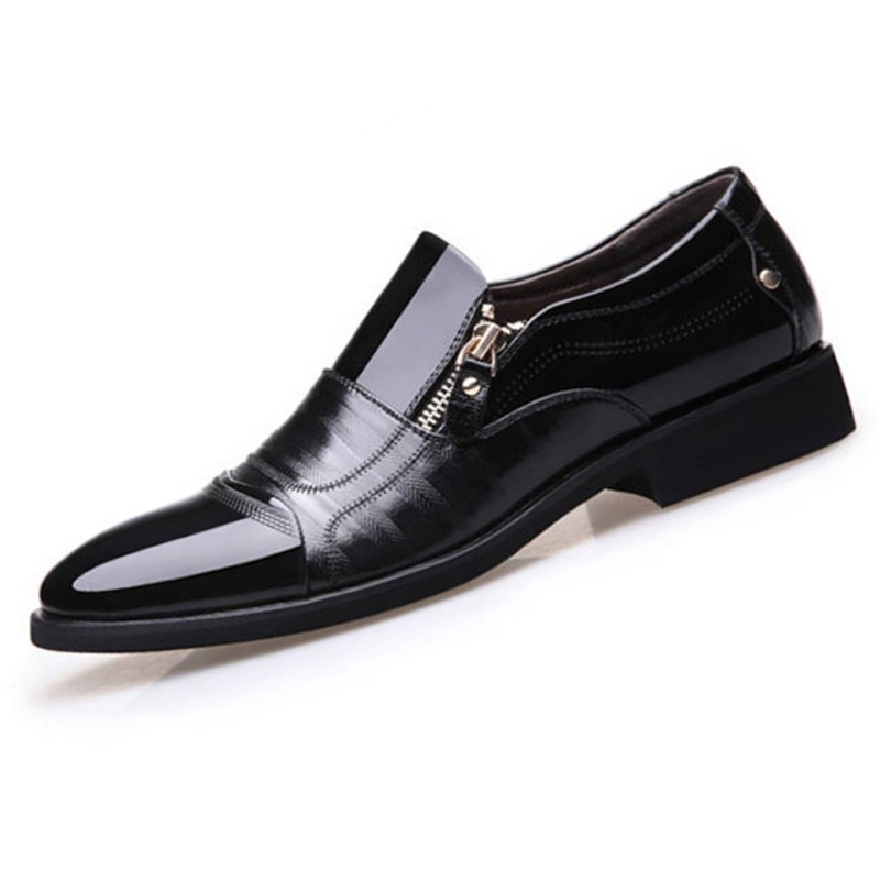 Phoenix 38-48 Men&apos;s Leather Casual Leather Shoes Shoes Wedding Shoes Business Working Shoes