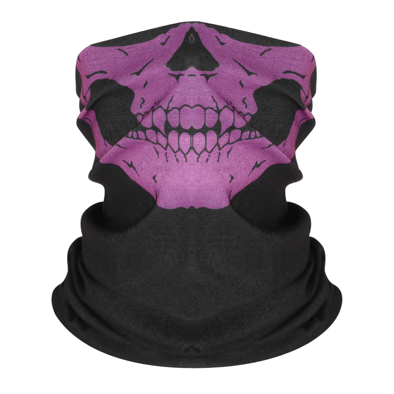 Skull Bandana Bike Motorcycle Helmet Neck Face Mask Paintball Ski Sport Headband