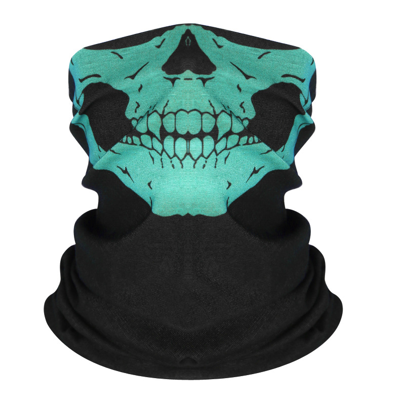 Skull Bandana Bike Motorcycle Helmet Neck Face Mask Paintball Ski Sport Headband
