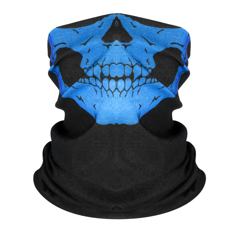 Skull Bandana Bike Motorcycle Helmet Neck Face Mask Paintball Ski Sport Headband
