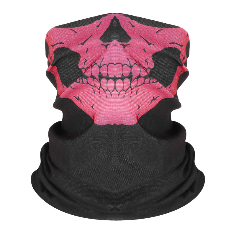 Skull Bandana Bike Motorcycle Helmet Neck Face Mask Paintball Ski Sport Headband