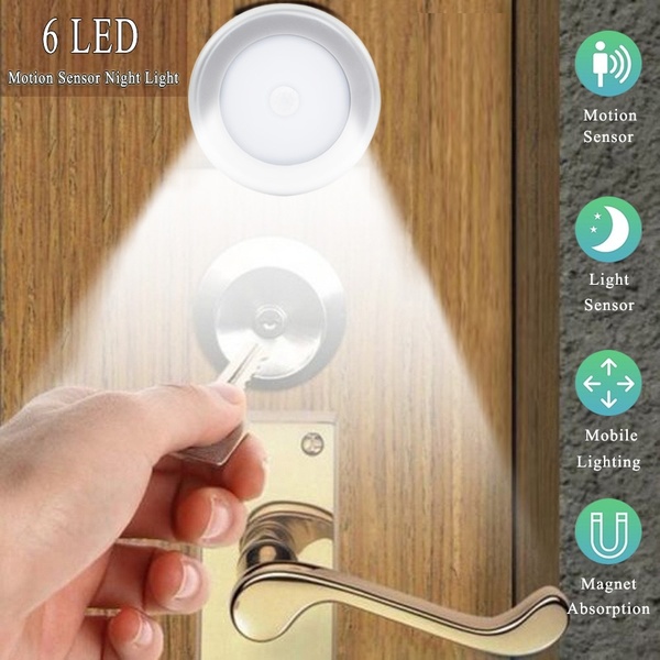 6 LED Cool Portable Wireless Motion Sensor Night Light Led Lights for Home for Living Room