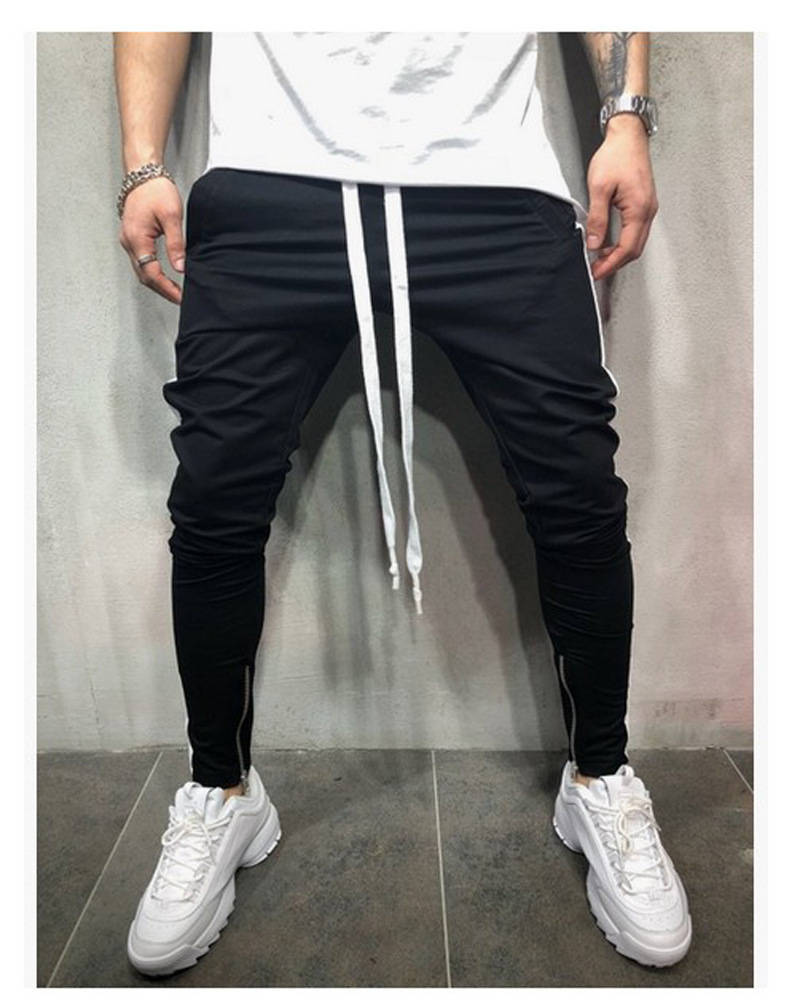 Phoenix Men Hip Hop Sweatpants Fitness Joggers Male Side Stripe High Street Hip Trousers Harem Pants