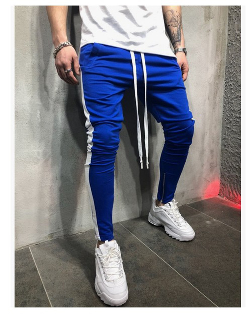 Phoenix Men Hip Hop Sweatpants Fitness Joggers Male Side Stripe High Street Hip Trousers Harem Pants