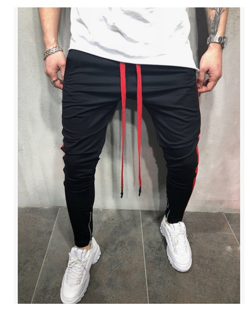 Phoenix Men Hip Hop Sweatpants Fitness Joggers Male Side Stripe High Street Hip Trousers Harem Pants