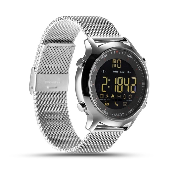 EX18 Smart Watch IP68 Waterproof 5ATM Pedometer Message Reminder Long Standby Time