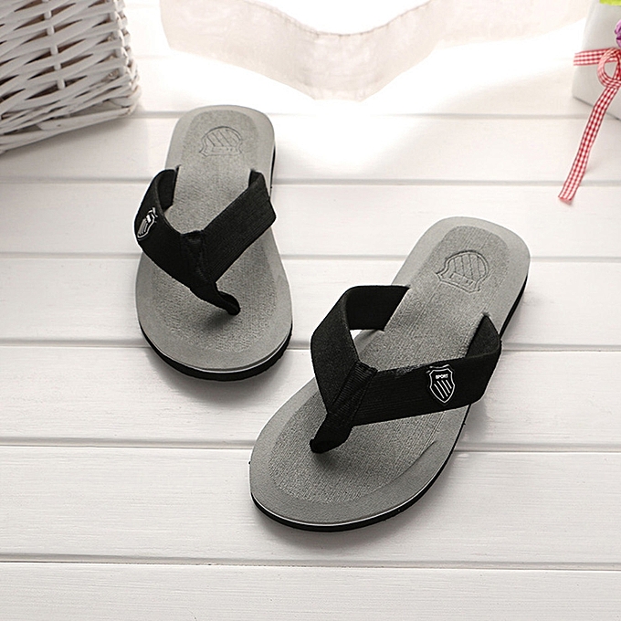Fashion Jiahsyc Store Men&apos;s Summer Flip-flops Slippers Beach Sandals Indoor&amp;Outdoor Casual Shoes