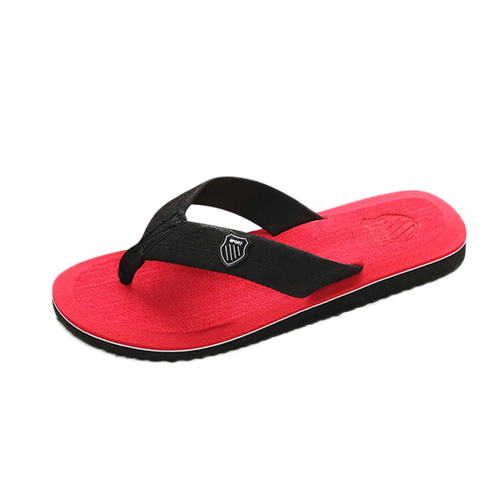 Fashion Jiahsyc Store Men&apos;s Summer Flip-flops Slippers Beach Sandals Indoor&amp;Outdoor Casual Shoes