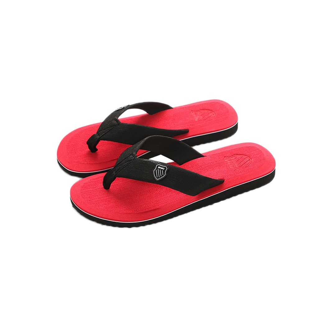 Fashion Jiahsyc Store Men&apos;s Summer Flip-flops Slippers Beach Sandals Indoor&amp;Outdoor Casual Shoes