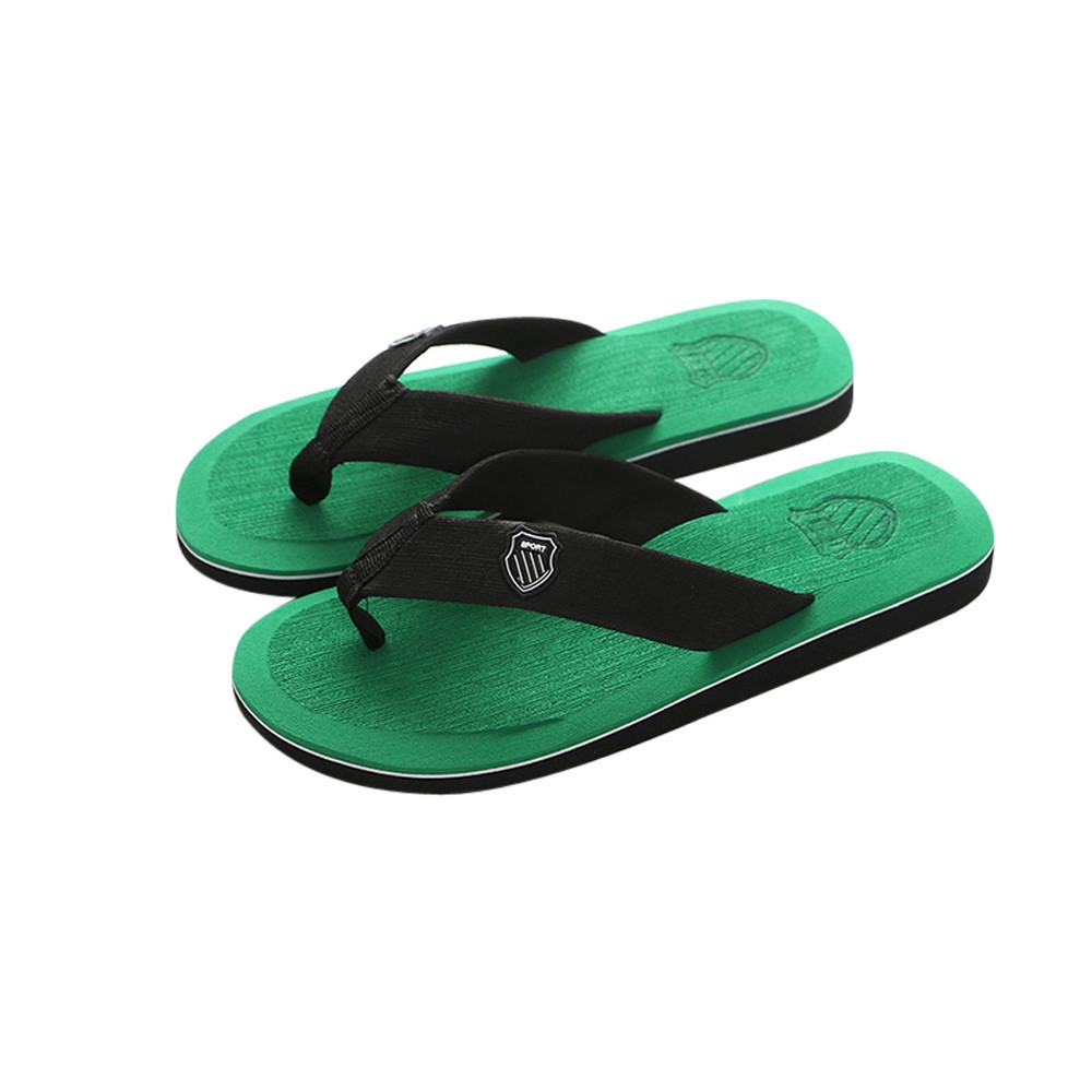 Fashion Jiahsyc Store Men&apos;s Summer Flip-flops Slippers Beach Sandals Indoor&amp;Outdoor Casual Shoes