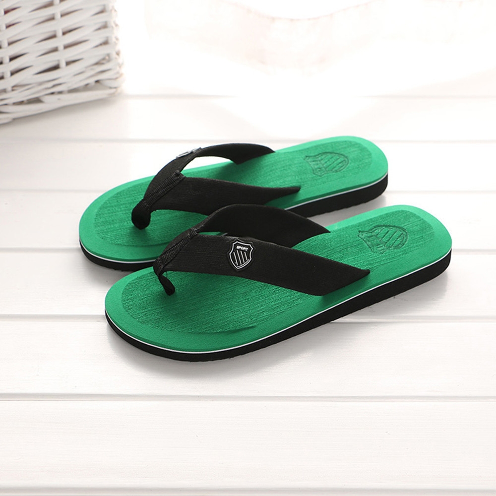 Fashion Jiahsyc Store Men&apos;s Summer Flip-flops Slippers Beach Sandals Indoor&amp;Outdoor Casual Shoes