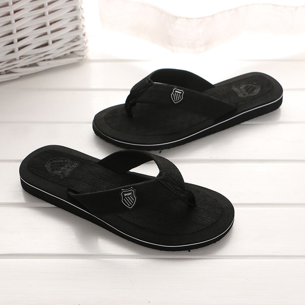Fashion Jiahsyc Store Men&apos;s Summer Flip-flops Slippers Beach Sandals Indoor&amp;Outdoor Casual Shoes