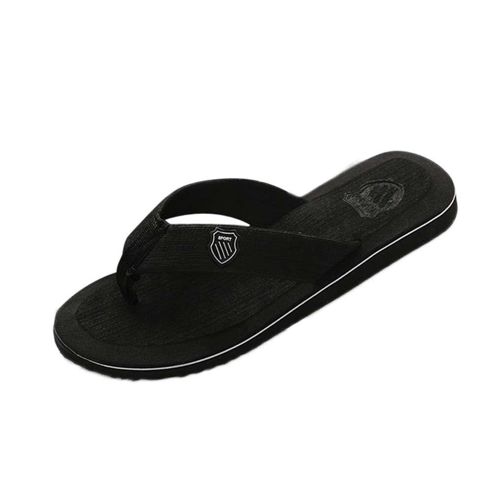 Fashion Jiahsyc Store Men&apos;s Summer Flip-flops Slippers Beach Sandals Indoor&amp;Outdoor Casual Shoes