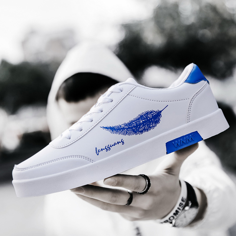 Phoneix New Feather Fashion Men Shoes Men&apos;s Canvas Shoes Casual Breathable Sport Shoes