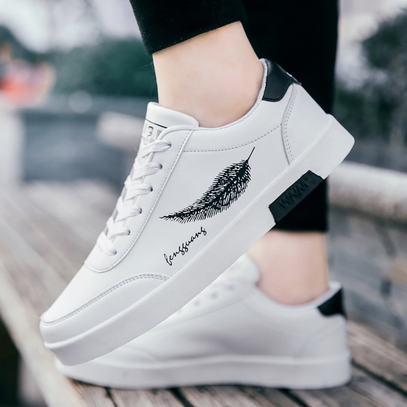Phoneix New Feather Fashion Men Shoes Men&apos;s Canvas Shoes Casual Breathable Sport Shoes