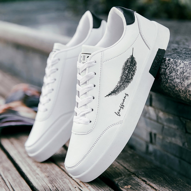 Phoneix New Feather Fashion Men Shoes Men&apos;s Canvas Shoes Casual Breathable Sport Shoes