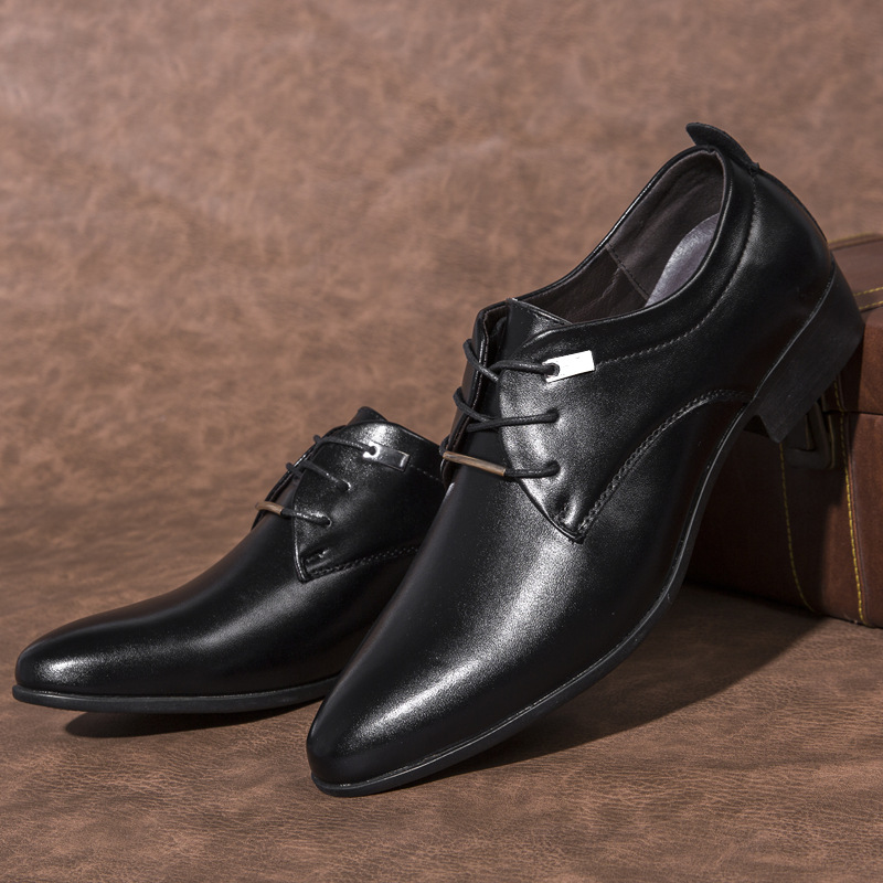 Phoneix 38-48 Business Men Flat Genuine leather Wingtip Carved Italian Formal Oxford Formal Shoes