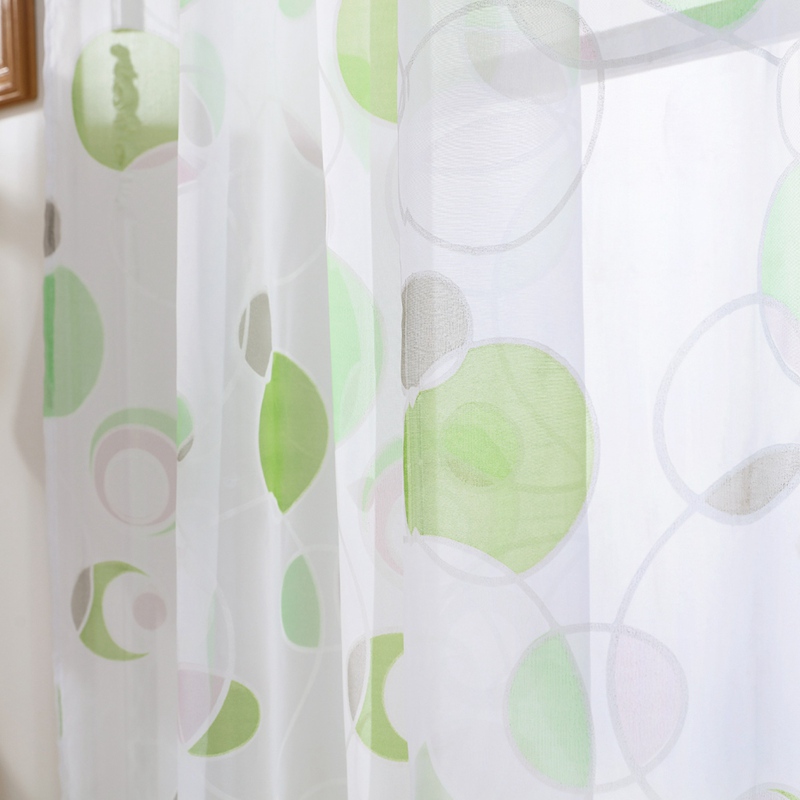 3d Printed Kitchen Decorations Home Window Treatments Curtains Living Room Divider Sheer