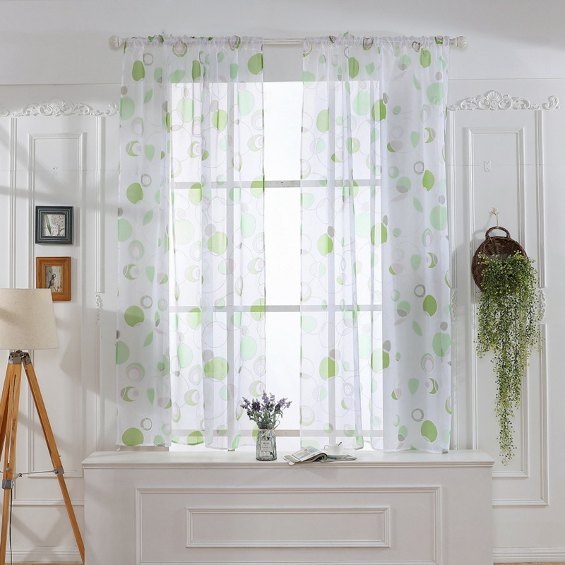3d Printed Kitchen Decorations Home Window Treatments Curtains Living Room Divider Sheer