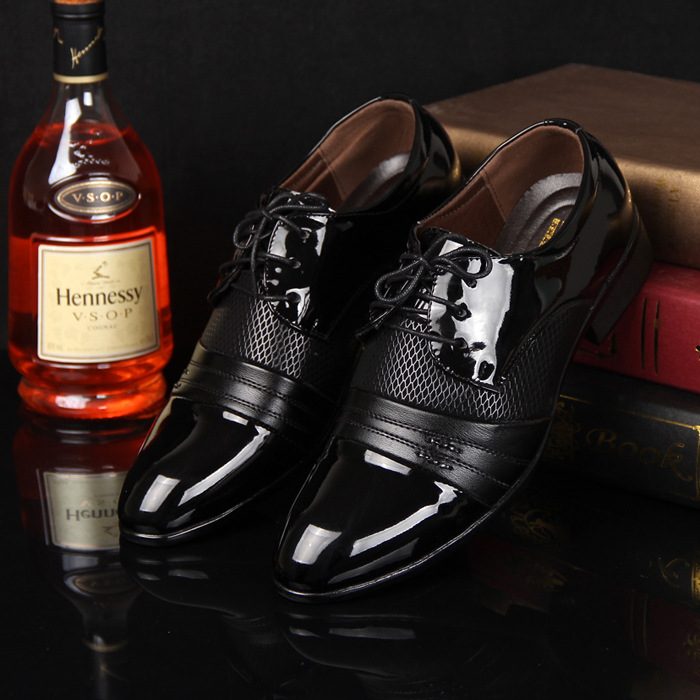 Phoenix 38-48 Business Men Flat Genuine leather Wingtip Carved Italian Formal Oxford Wedding Shoes