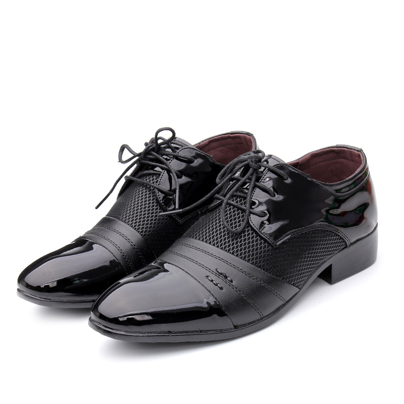 Phoenix 38-48 Business Men Flat Genuine leather Wingtip Carved Italian Formal Oxford Wedding Shoes