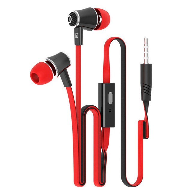 JM21 Explosion Cordless Ear Colors Earphones Subwoofer Wire Headphones Earphone Headset Noodle Line
