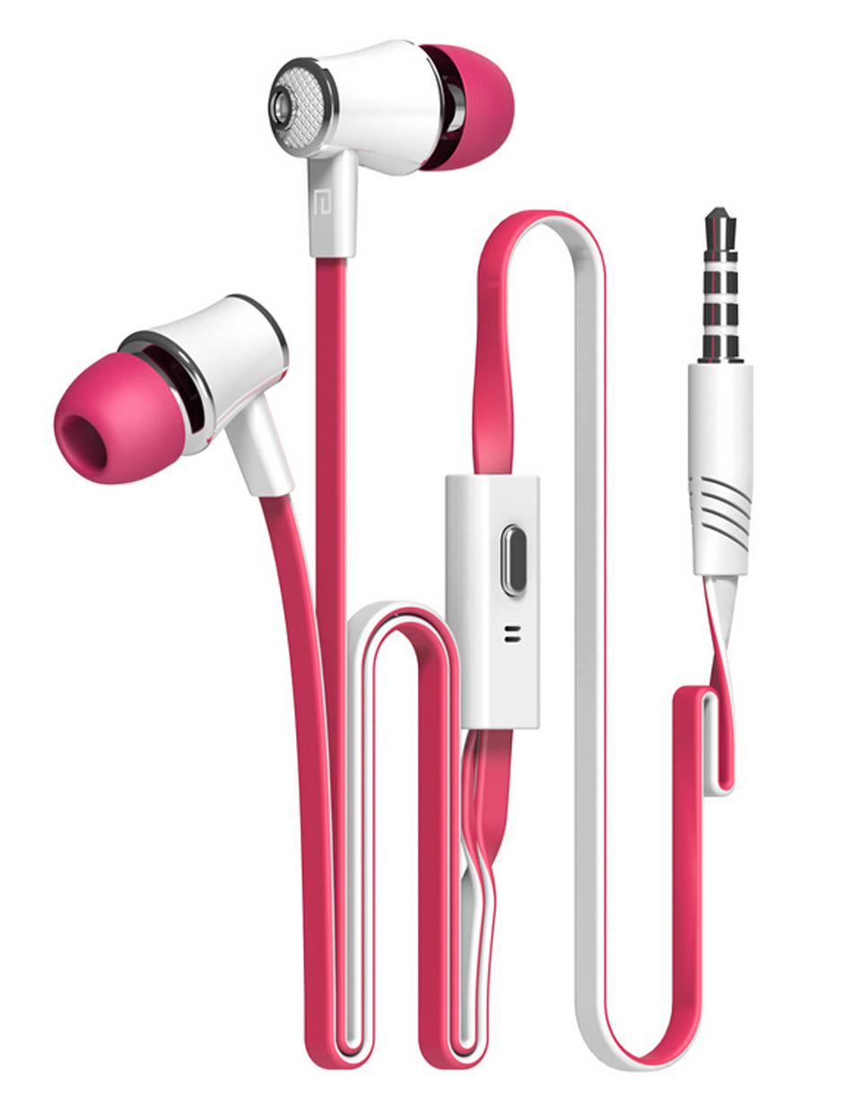 JM21 Explosion Cordless Ear Colors Earphones Subwoofer Wire Headphones Earphone Headset Noodle Line