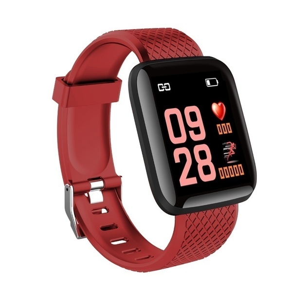 ID116Plus Smart Wristband Fitness Heart Rate Monitor Activity Tracker Smart Band Sport Watch