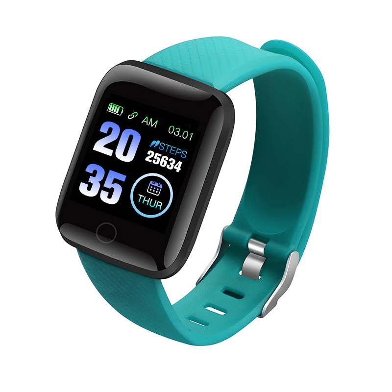 ID116Plus Smart Wristband Fitness Heart Rate Monitor Activity Tracker Smart Band Sport Watch