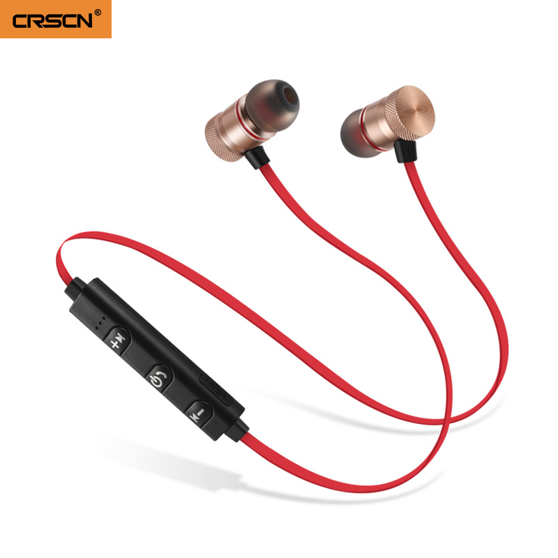 Earphone Noise Cancelling Voice Control Handsfree Wireless Headphone Sport Office Music Headset