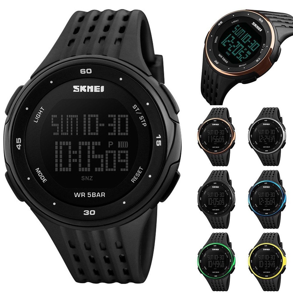 SKMEI Sport Quartz Wrist Men Analog Digital Waterproof Military Watch Men&apos;s Fashion Accessories