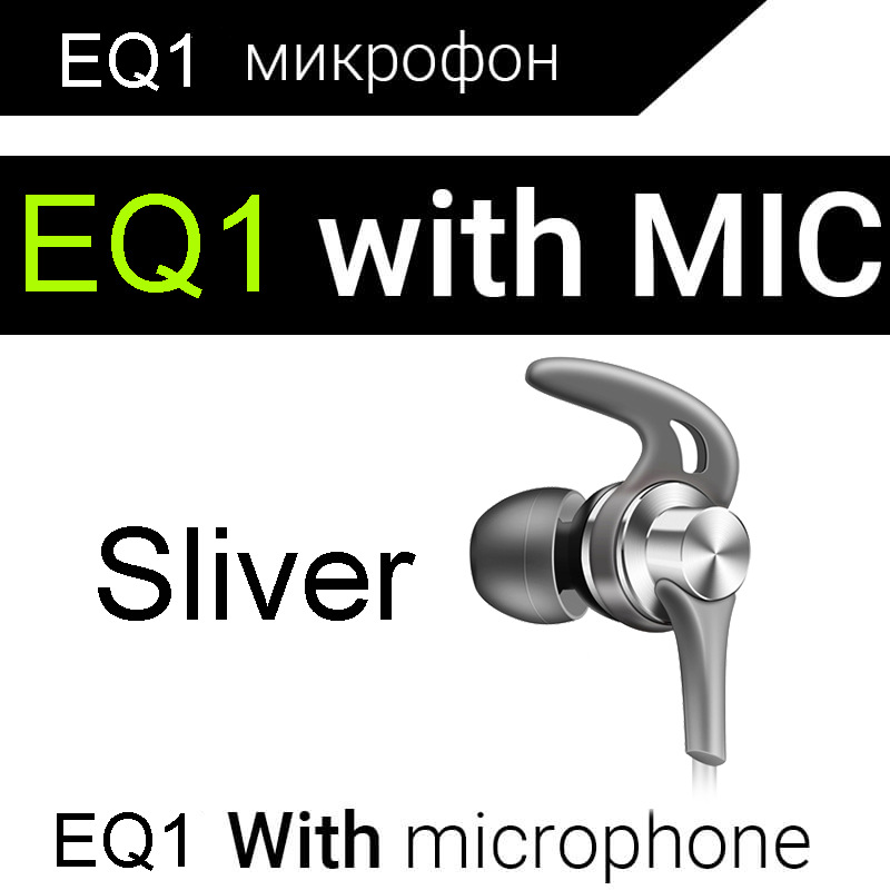 Sport Metal Earphones Half In-ear Earphone With Microphone Headset Earbuds For Android/iPhone EQ1