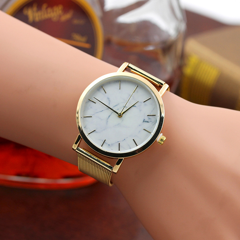 Womens Fashion Female Clocks Women Luxury Quartz Watch Rose Gold Stainless Steel Dress Watches