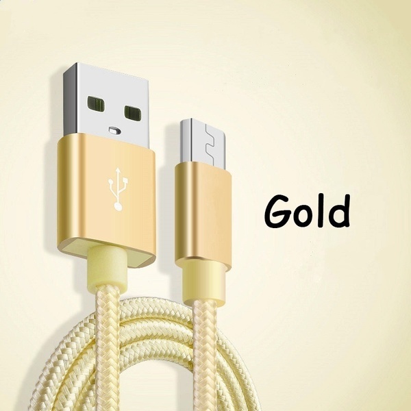 Aluminum Connector Tangle-Free Nylon Braided Cord Charger Cable for iphone/Android USB/ Type-C