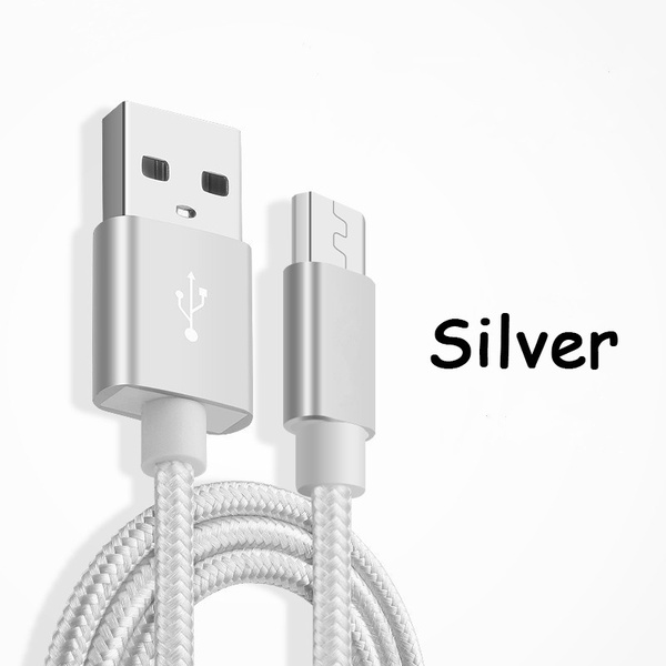 Aluminum Connector Tangle-Free Nylon Braided Cord Charger Cable for iphone/Android USB/ Type-C