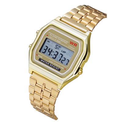 F91w Sports Children's Electronic Metal Watch Multi-function Luminous Alarm Clock Steel Watch
