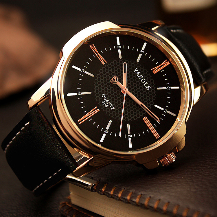 Yazole Top Luxury Brand Watch Famous Fashion Sports Cool Men Quartz Watches Wristwatch Gift For Male