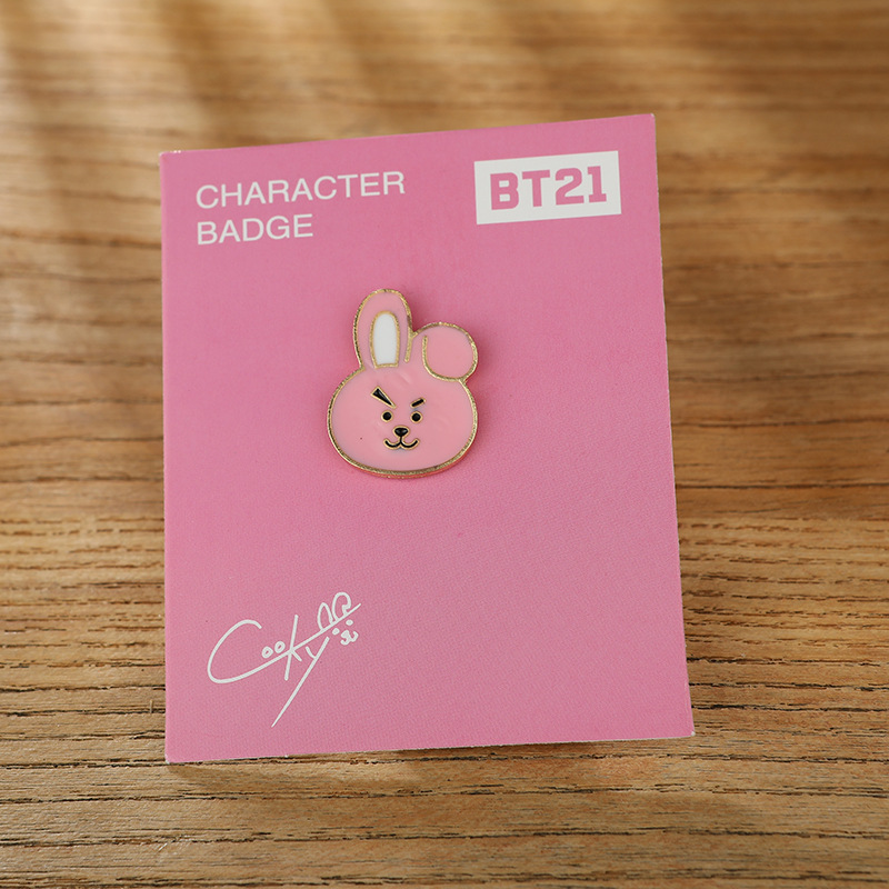Kpop BTS Cute Cartoon Metal Keychain Keyring Key Holder Bangtan Boys Pendant  Charm Army Gift