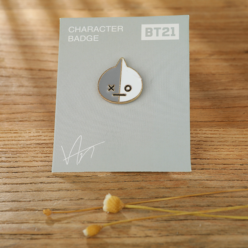 Kpop BTS Cute Cartoon Metal Keychain Keyring Key Holder Bangtan Boys Pendant  Charm Army Gift