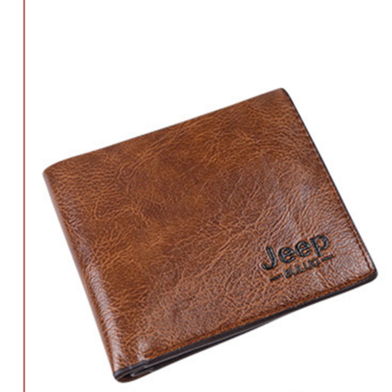 Men&apos;s Wallet Pu Leather Classic Short Multi-card Purse Credit Business Card Holders