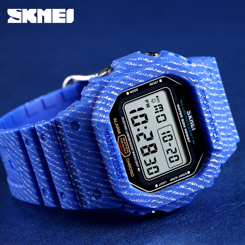SKMEI Multi-function Anti-vibration Military Camouflage Boys Watch Moments Sports Electronic Watch