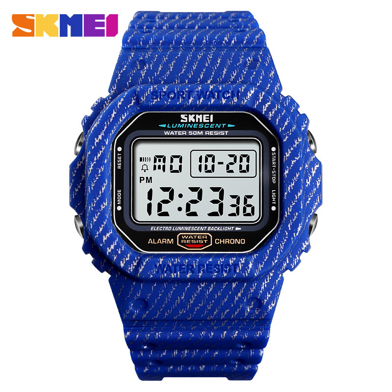 SKMEI Multi-function Anti-vibration Military Camouflage Boys Watch Moments Sports Electronic Watch