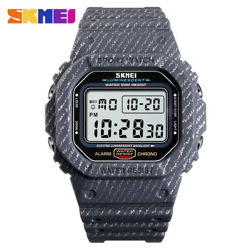 SKMEI Multi-function Anti-vibration Military Camouflage Boys Watch Moments Sports Electronic Watch
