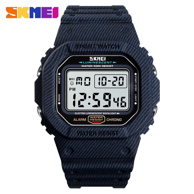 SKMEI Multi-function Anti-vibration Military Camouflage Boys Watch Moments Sports Electronic Watch