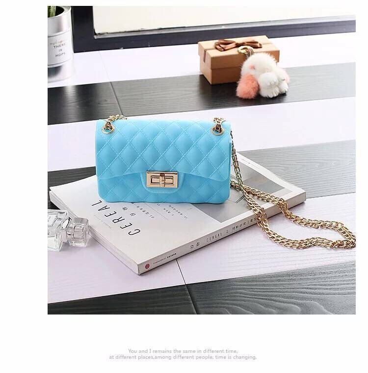 Summer Chain Mini Fragrance Bright Noodles Women&apos;s Bags Pearlescent of The Shoulder Bag