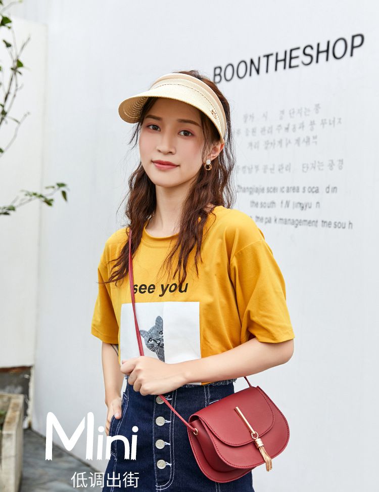 Fashion MIni Square Bag Pu Female Women's Bags Bag Round Bag Tassel Shoulder Bag Messenger bag